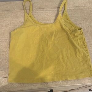 ARQ mustard yellow top
